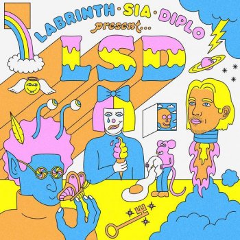  Абложка альбома - Рингтон LSD, Sia, Diplo, Labrinth - No New Friends