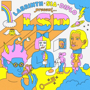  Абложка альбома - Рингтон LSD feat. Sia, Diplo, and Labrinth - Genius  